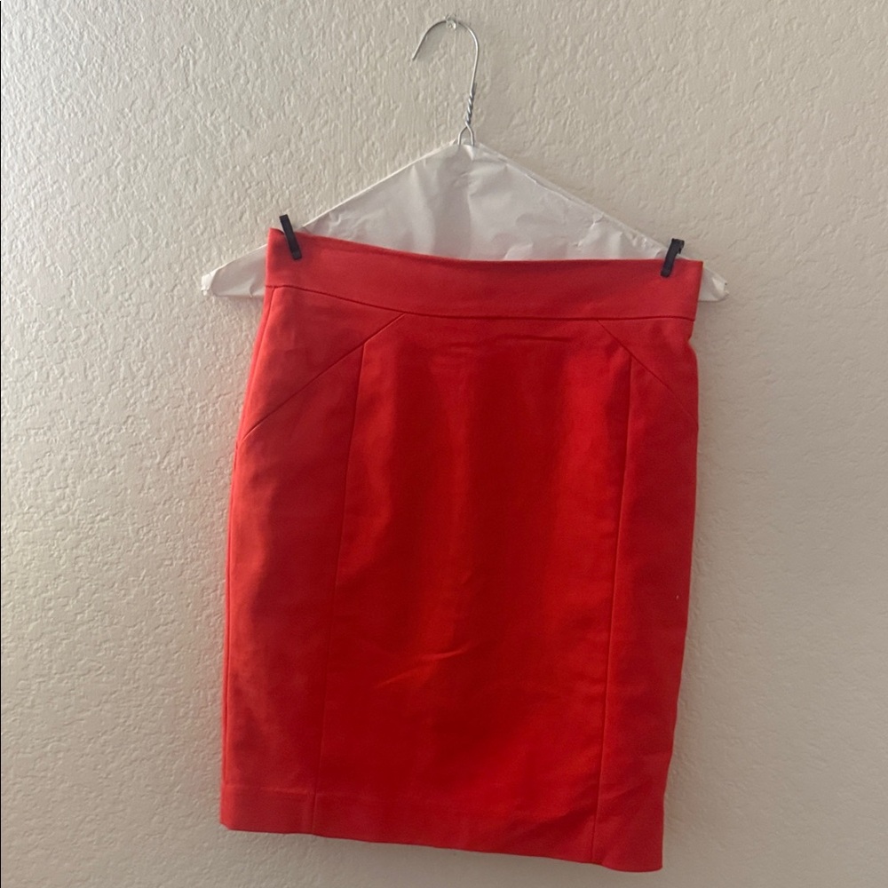 H&M Vibrant Red Pencil Skirt